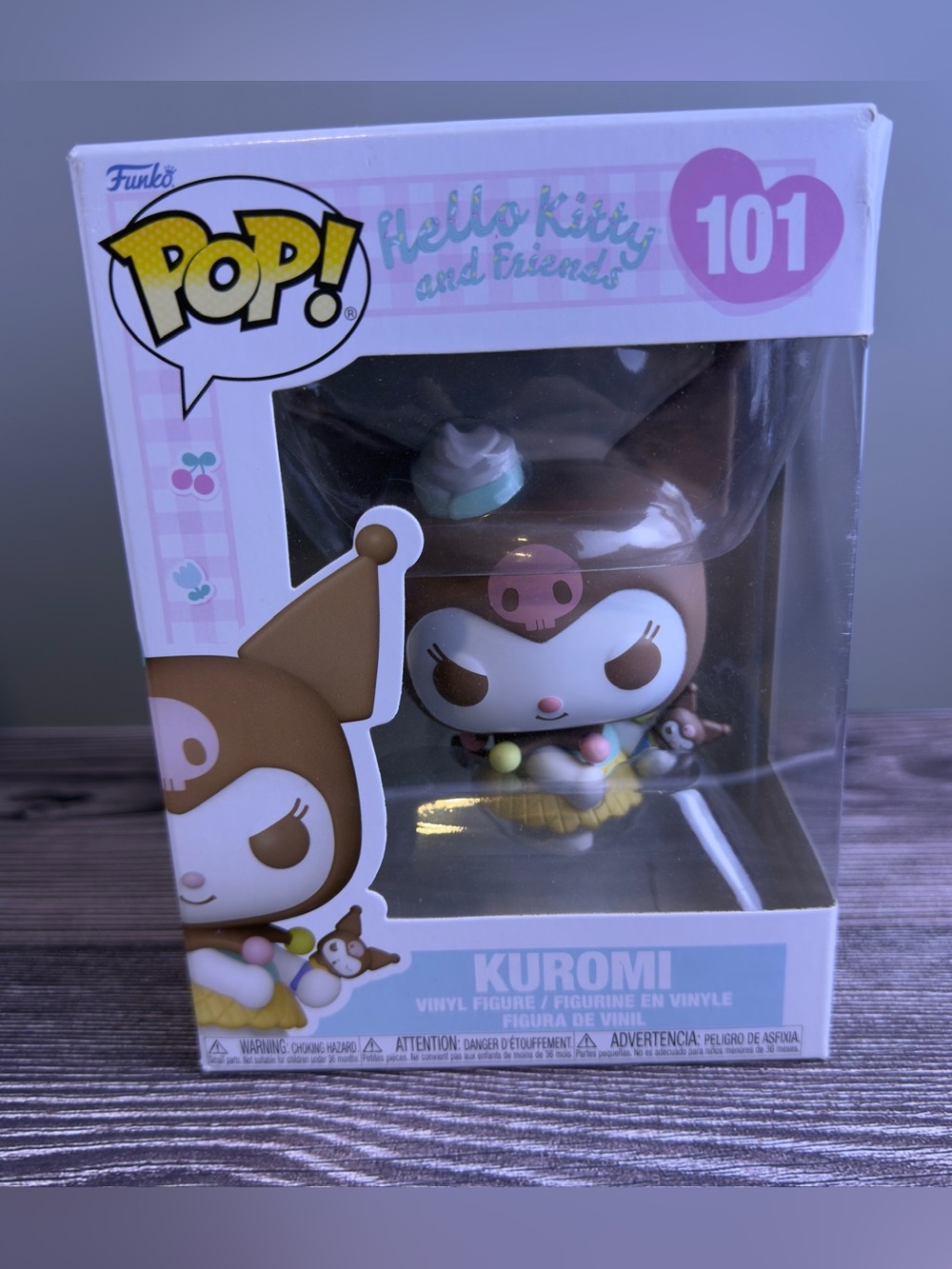 Funko Pop Kuromi #101 Hello Kitty & Friends Ice Cream Sanrio Box Damage